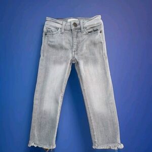Dl1961 Chloe Skinny Frayed Hem Jeans Size 2 Color Grey or Howl